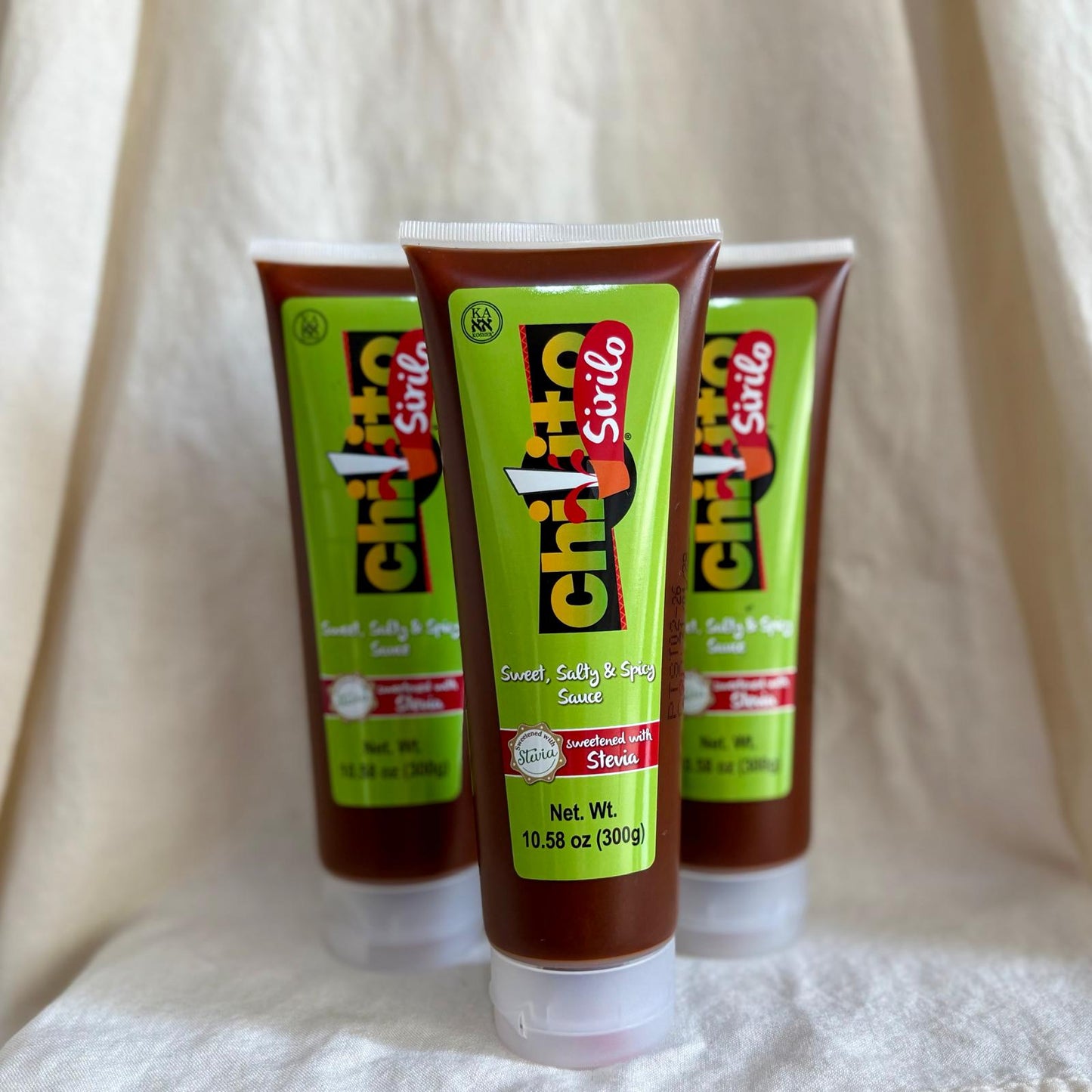 3 Tube Pack Chilito Sirilo Stevia 10.8 oz