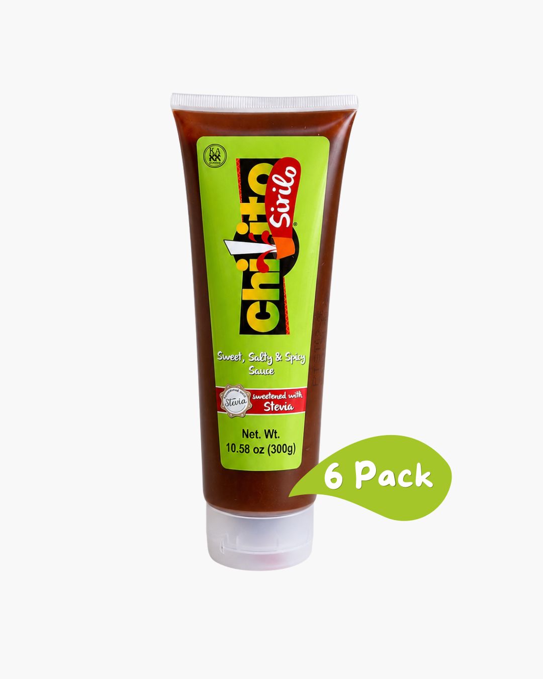 6 Tube Pack Chilito Sirilo Stevia 10.8 oz