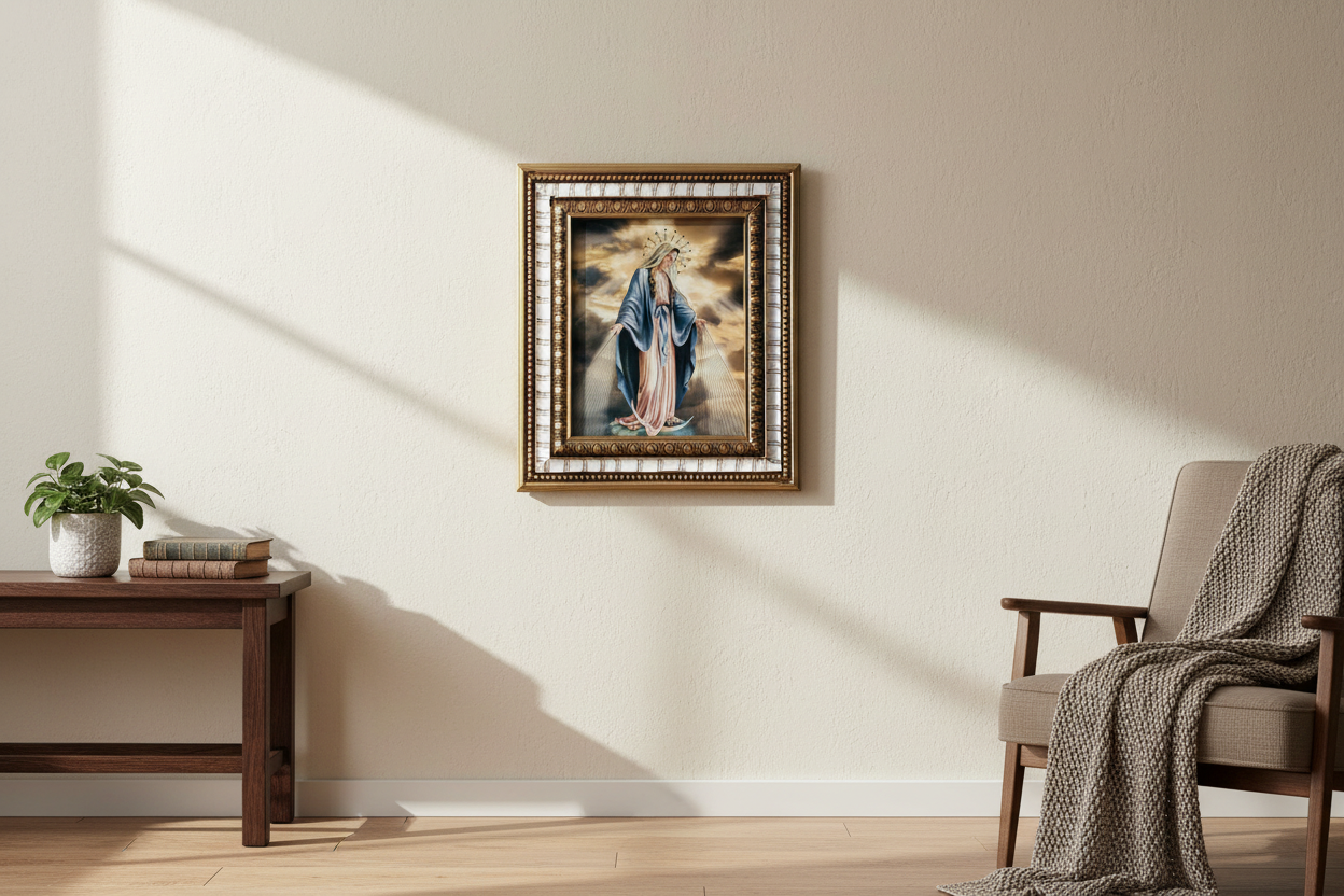 Our Lady of Grace Framed Art | 14.5” x 12.5”