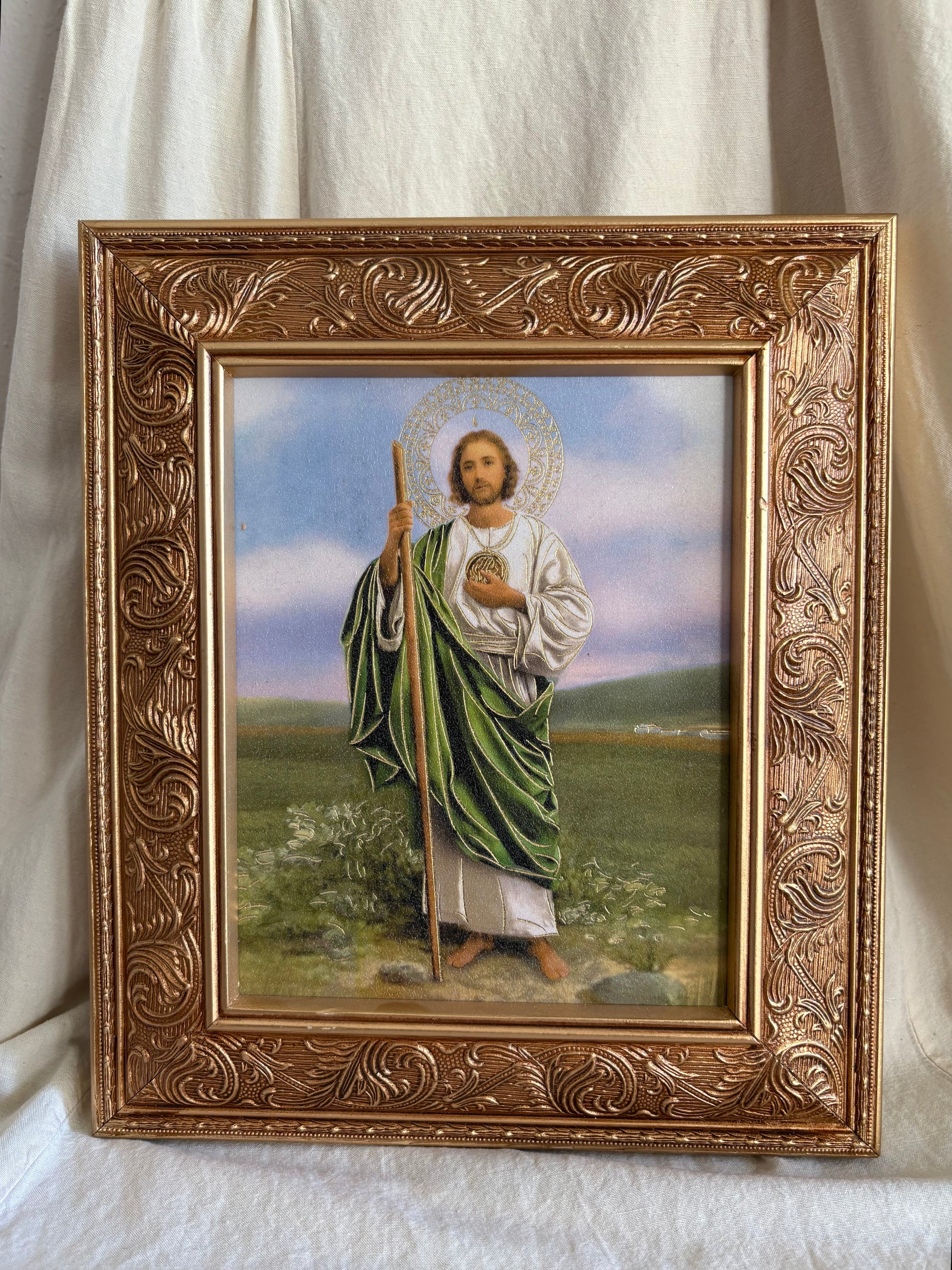 Saint Jude Framed Catholic Art | 14.5” x 12.5” |